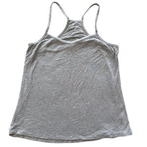 Alfani Intimates Gray Tank Top With Spaghetti Straps Small